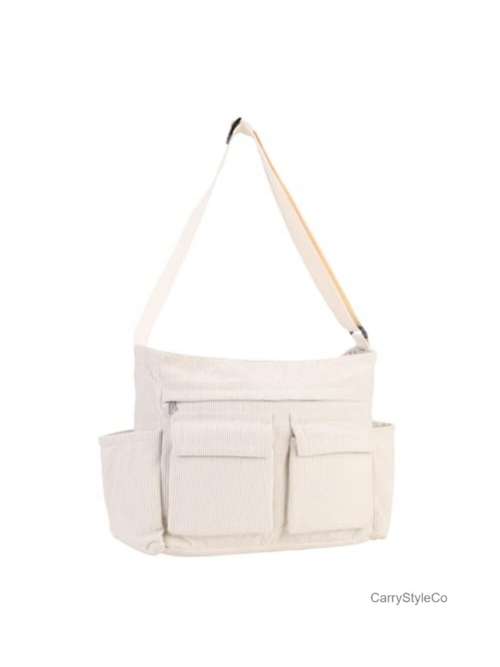 Corduroy Messenger Bag Satchel Tote Hobo Bag Fits 15" Laptop Padded Strap
